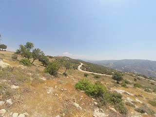 Above Adonis Baths, towards Akoursos